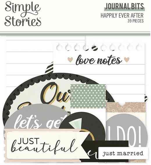 מארז חיתוכי קארדסטוק - Happily Ever After Journal Bits