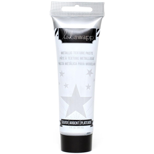 Mixed Media Metallic Texture Paste - Silver