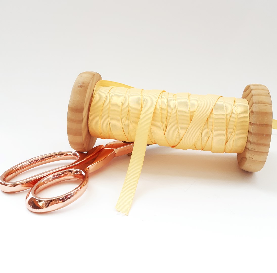 168 - סרט Grosgrain - צהוב