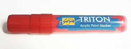 Triton Acrylic Paint Marker 15 mm - Carmine