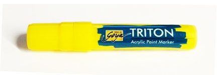 Triton Acrylic Paint Marker 15 mm - Genuine Yellow Light