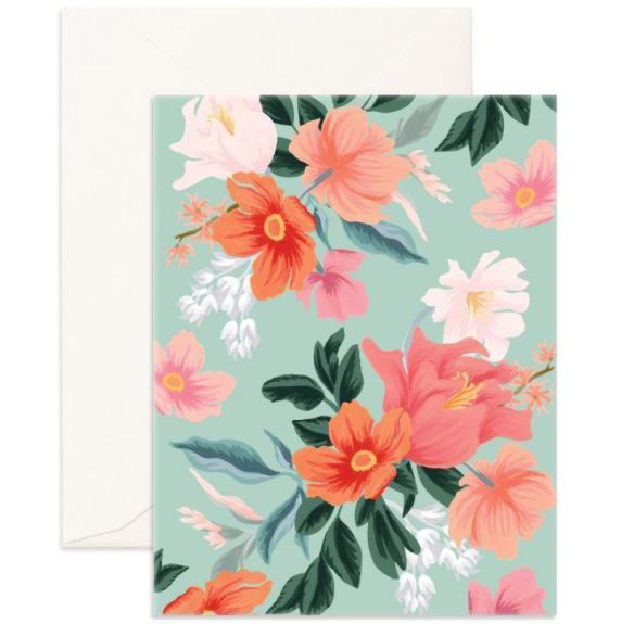 מארז מעטפות וכרטיסיות- Wild Mint Blank Greeting Card Boxed Set