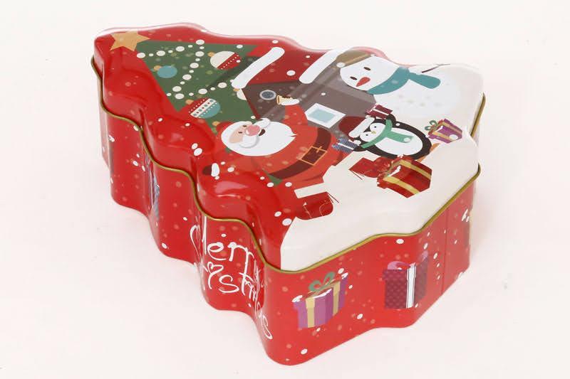 קופסת ממתקים אשוח לחג המולד - דגם 1