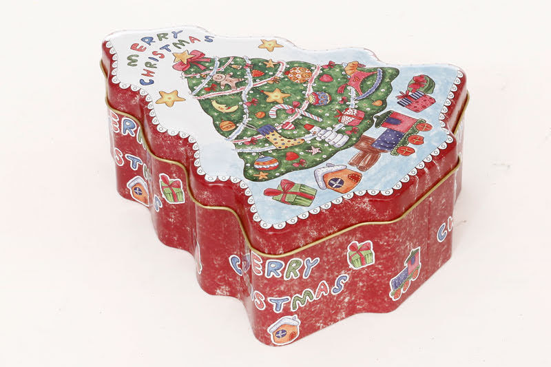 קופסת ממתקים אשוח לחג המולד - דגם 2
