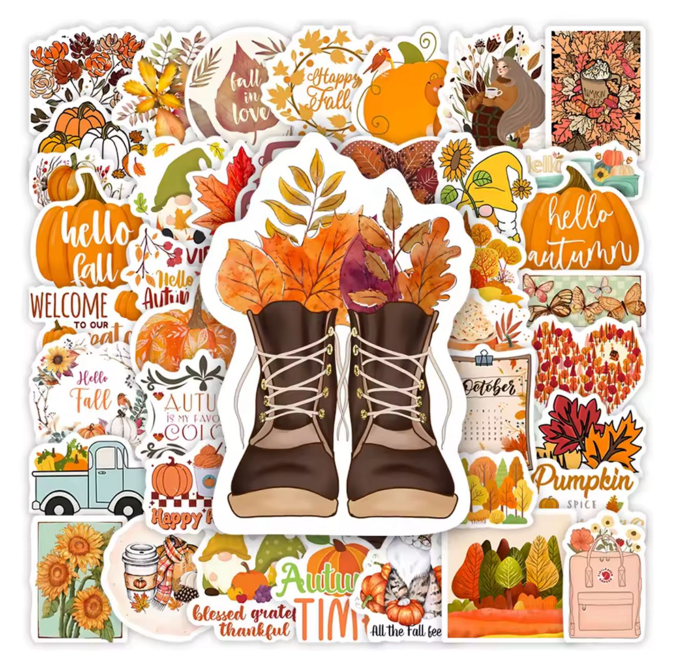 מארז מדבקות - Happy Fall