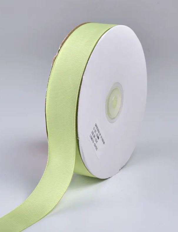 גליל סרט 0.9 ס&quot;מ Grosgrain - ירוק תפוח