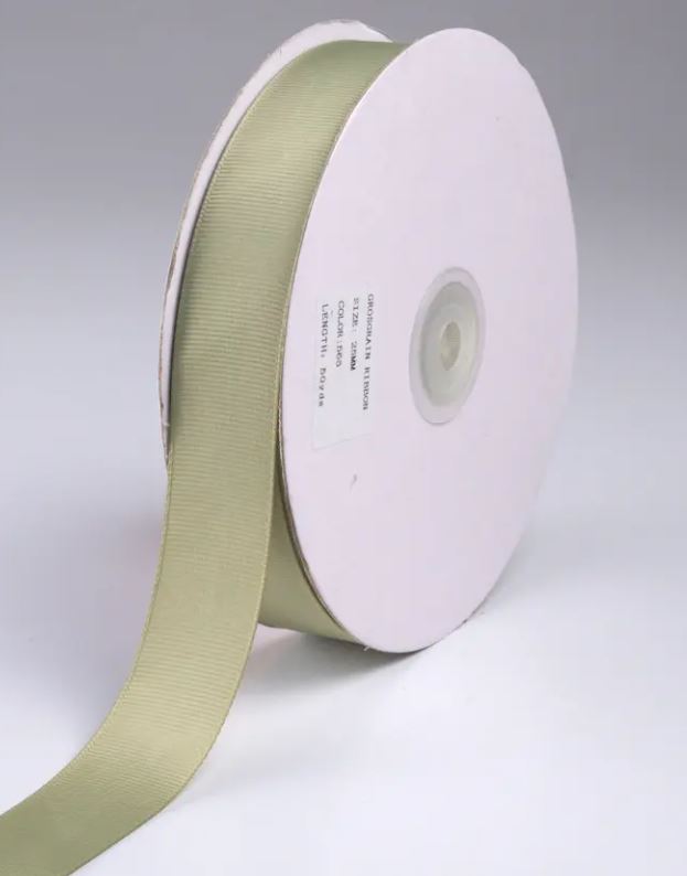 גליל סרט 0.9 ס&quot;מ Grosgrain - ירוק מרווה