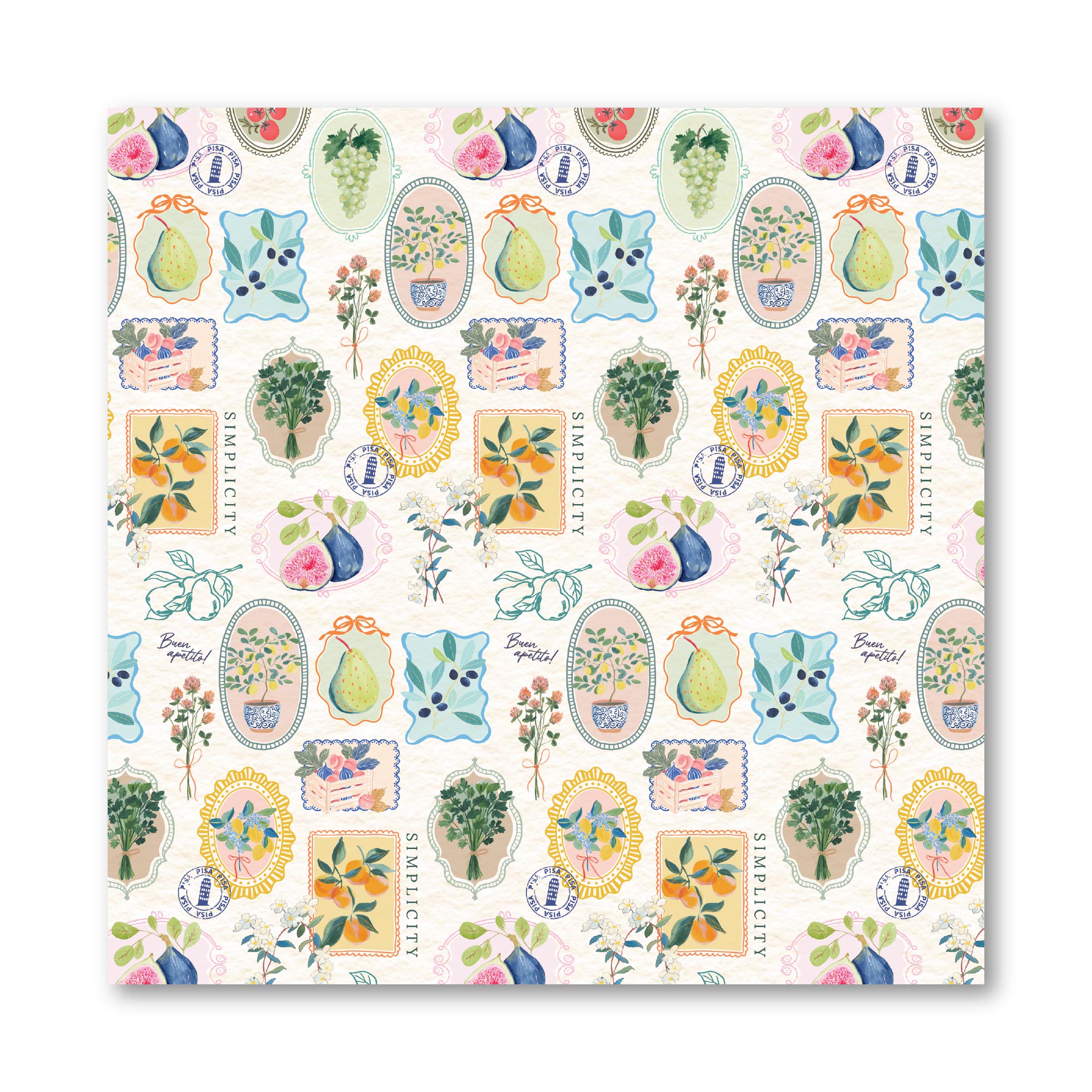 מארז דפי קארדסטוק 12" - חלומות איטליה - מהדורה מיוחדת