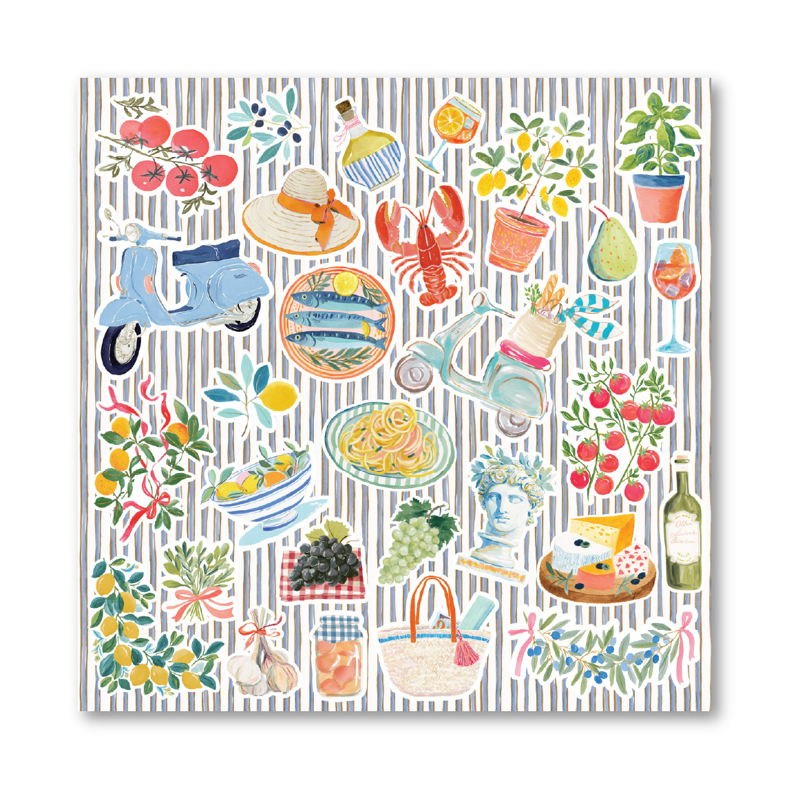 מארז דפי קארדסטוק 8" - חלומות איטליה - מהדורה מיוחדת