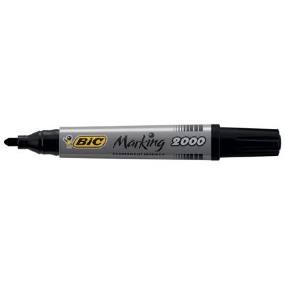 טוש פרמננט ראש עגול - BIC MARKER BULLET TIP