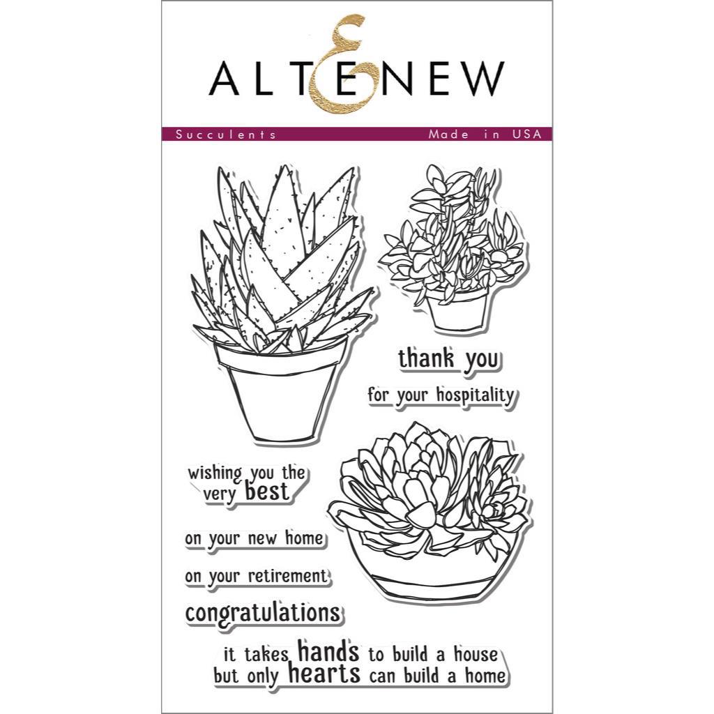 חותמות סיליקון - Clear Stamps - Succulents