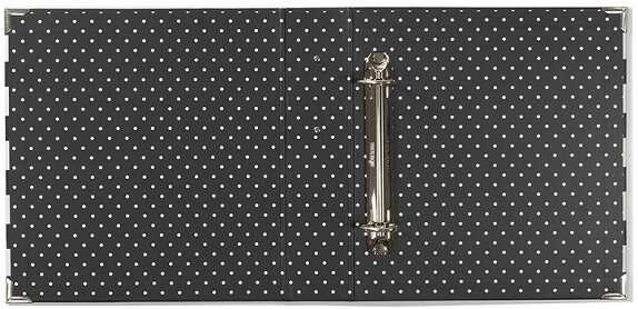 אלבום 6"*8" - 6x8 SN@P! Designer Binder - Black Stripe