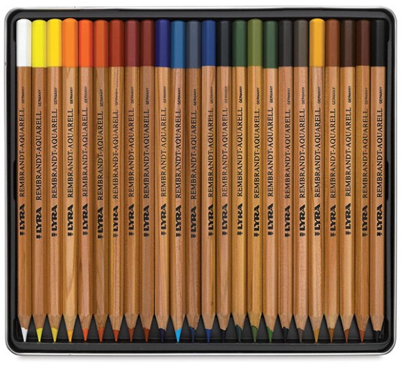 סט 24 עפרונות אקוורל - REMBRANDT Aquarell