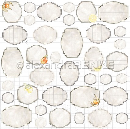 דף קארדסטוק 12" 2171- Alexandra Renke Marmalade Design