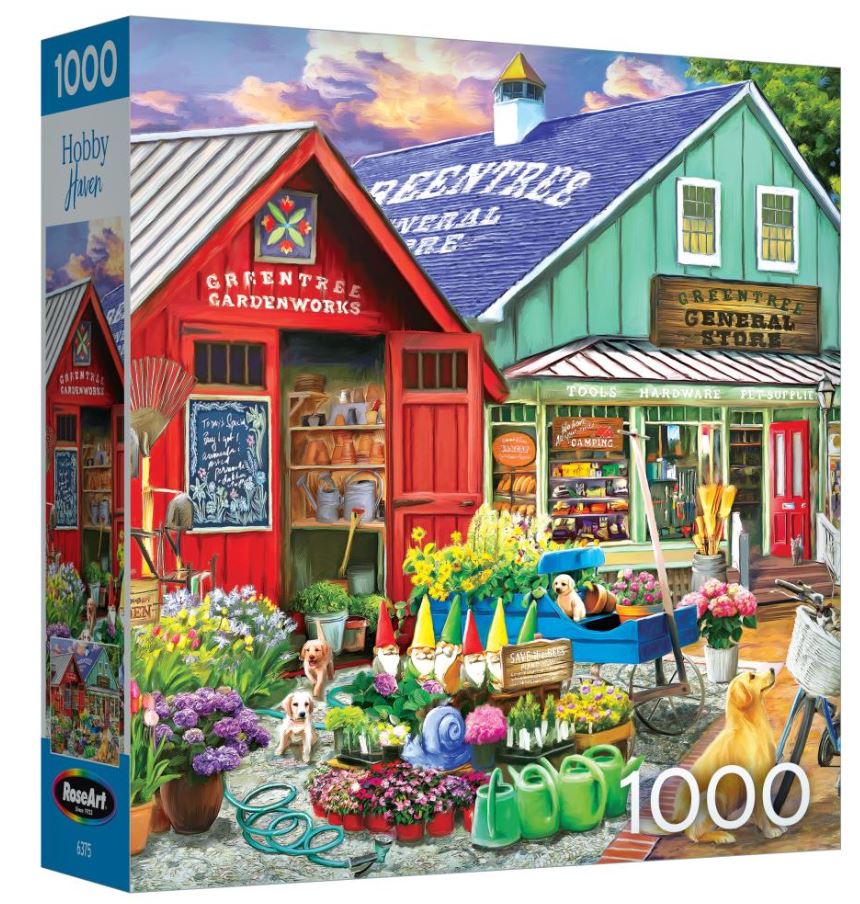 פאזל - RoseArt Hobby Haven Jigsaw Puzzle 1000 Pieces - Greentree Gardenworks