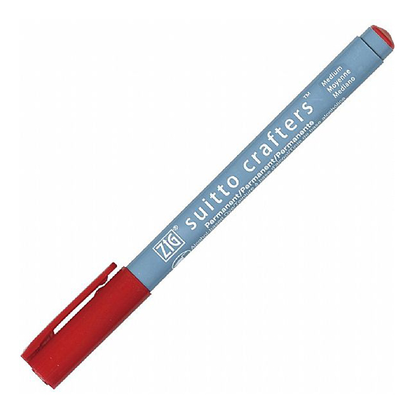 טוש Zig Suitto Crafter Medium - Red