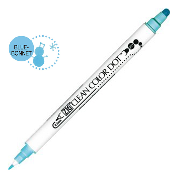 טוש Zig Clean Color Dot - Bluebonnet 036