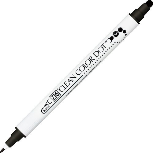 טוש Zig Clean Color Dot black- 010