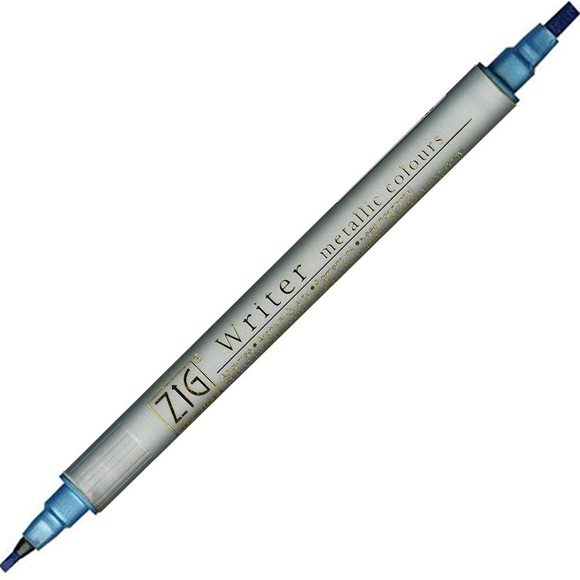 טוש Zig Writer Metallic Marker - Blue