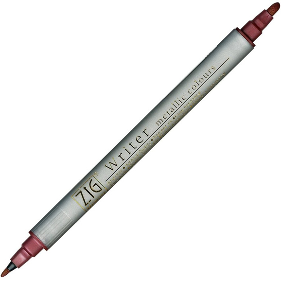 טוש Zig Writer Metallic Marker - Red
