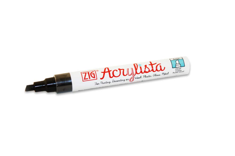 Zig Acrylista 6 mm - 010 Black