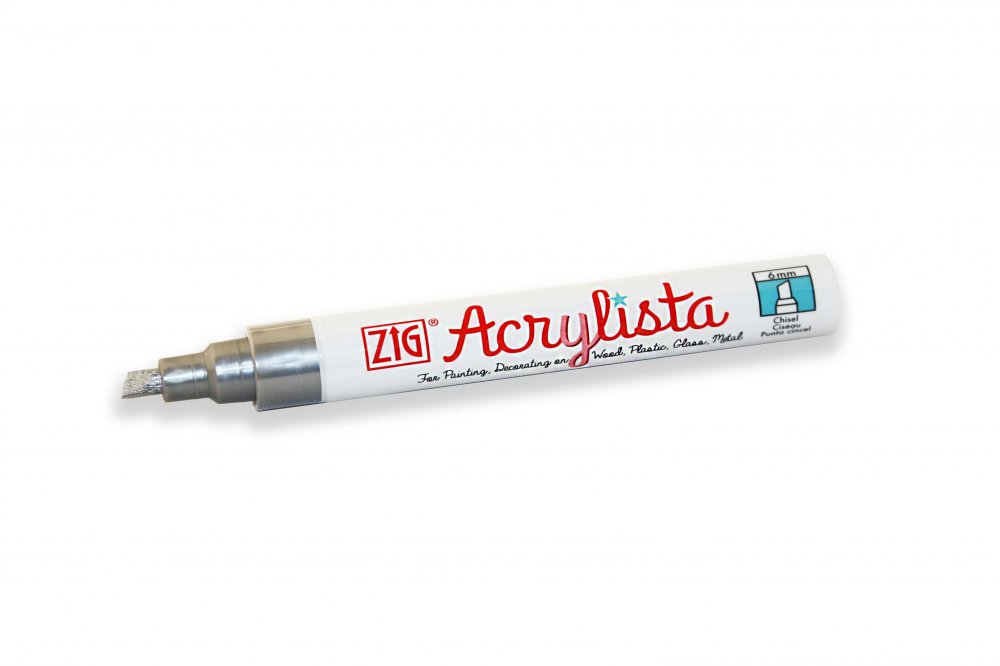 Zig Acrylista 6 mm - 102 SILVER