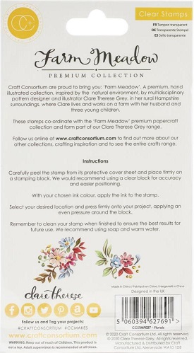 חותמות סיליקון - Craft Consortium - Florals