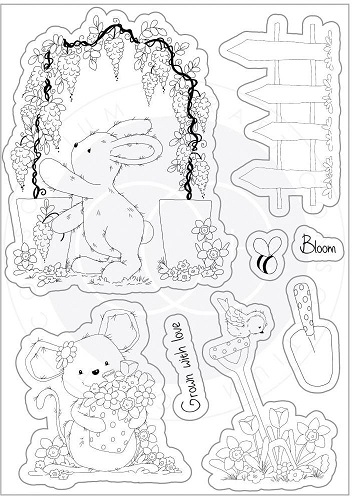 חותמות סיליקון - Craft Consortium - Green Fingers
