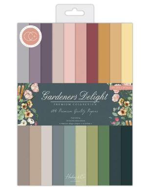 מארז דפים A4 צבעוני - Double-Sided Paper Pad - Gardeners Delight