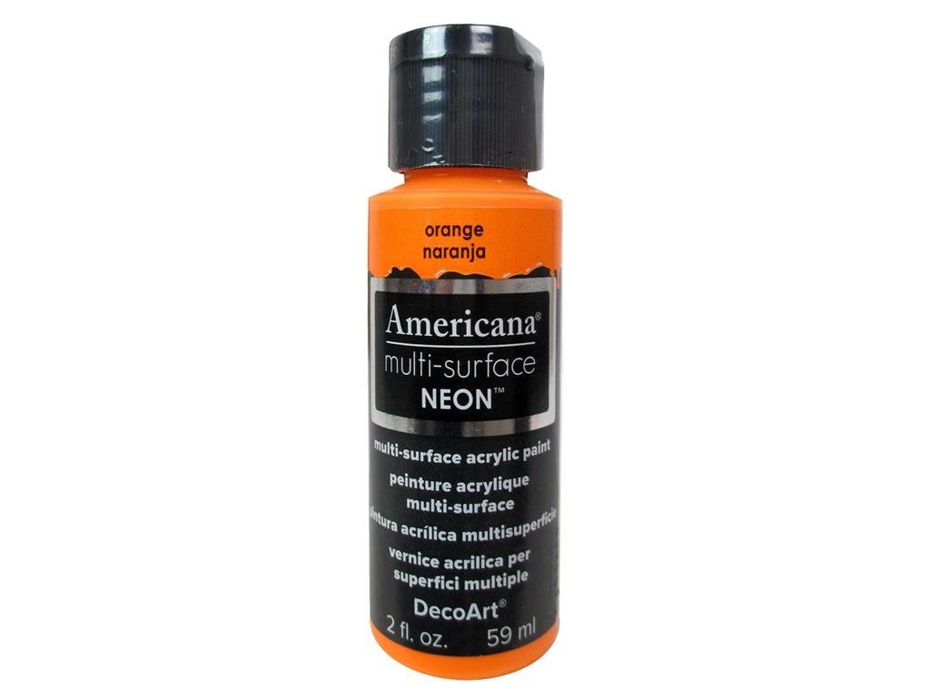 Americana Multi-Surface Neon Paint - Orange