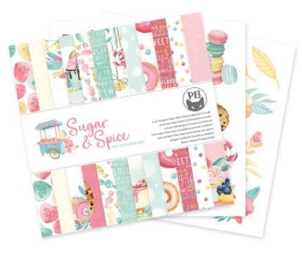מארז קארדסטוק 6" - P13 Double-Sided Paper Pad - Sugar & Spice