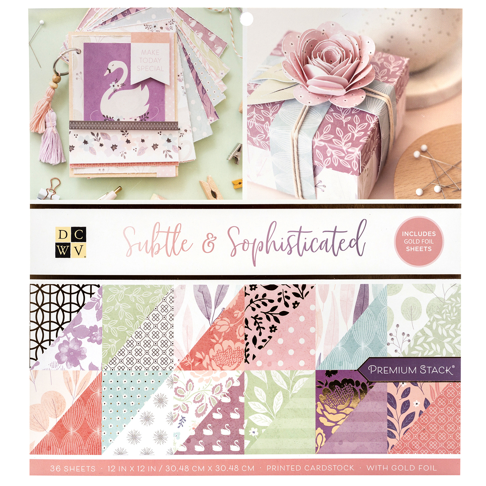 מארז קארדסטוק 12&quot; Subtle &amp; Sophisticated