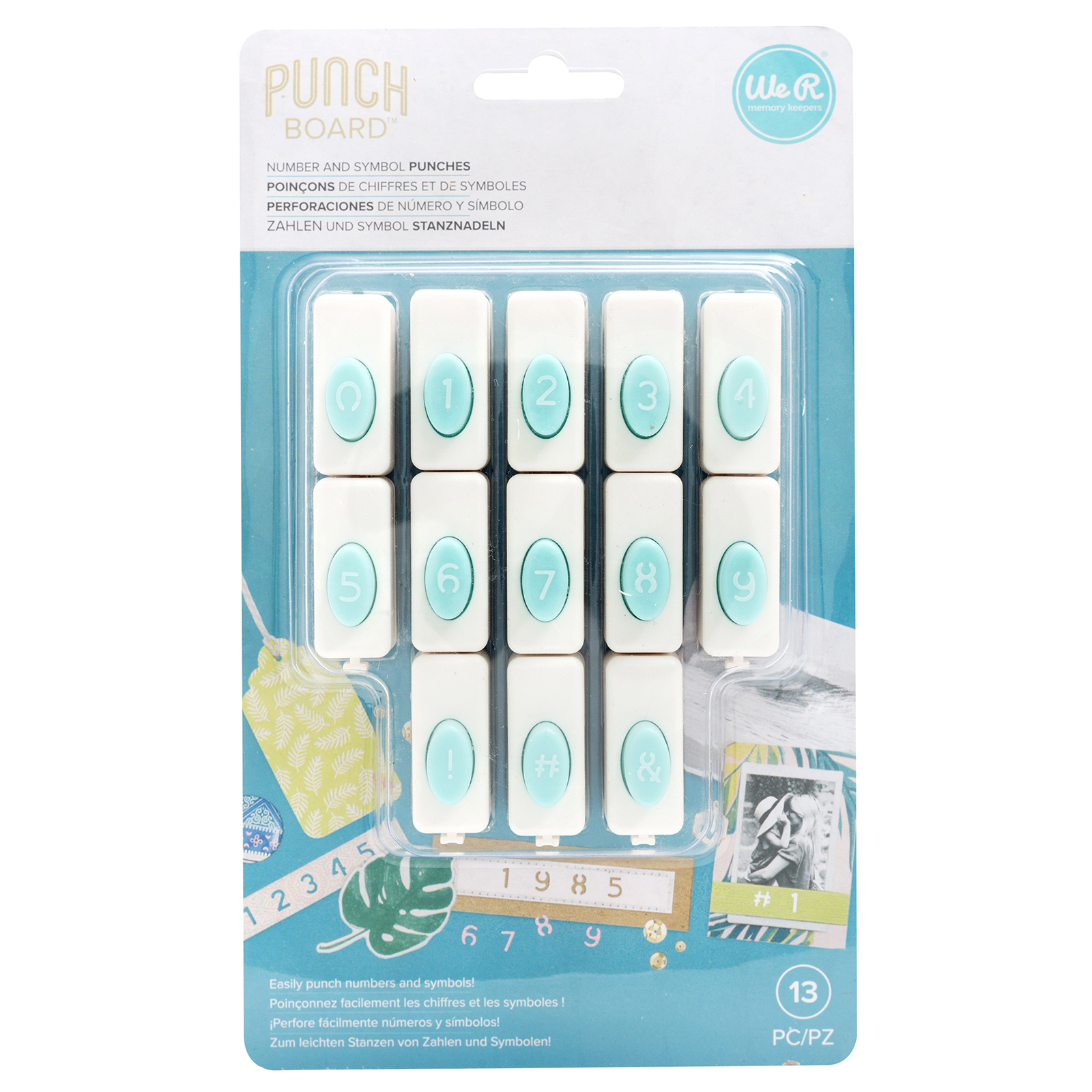מארז פאנצ&#39;ים - Number and Simbol Punches Set
