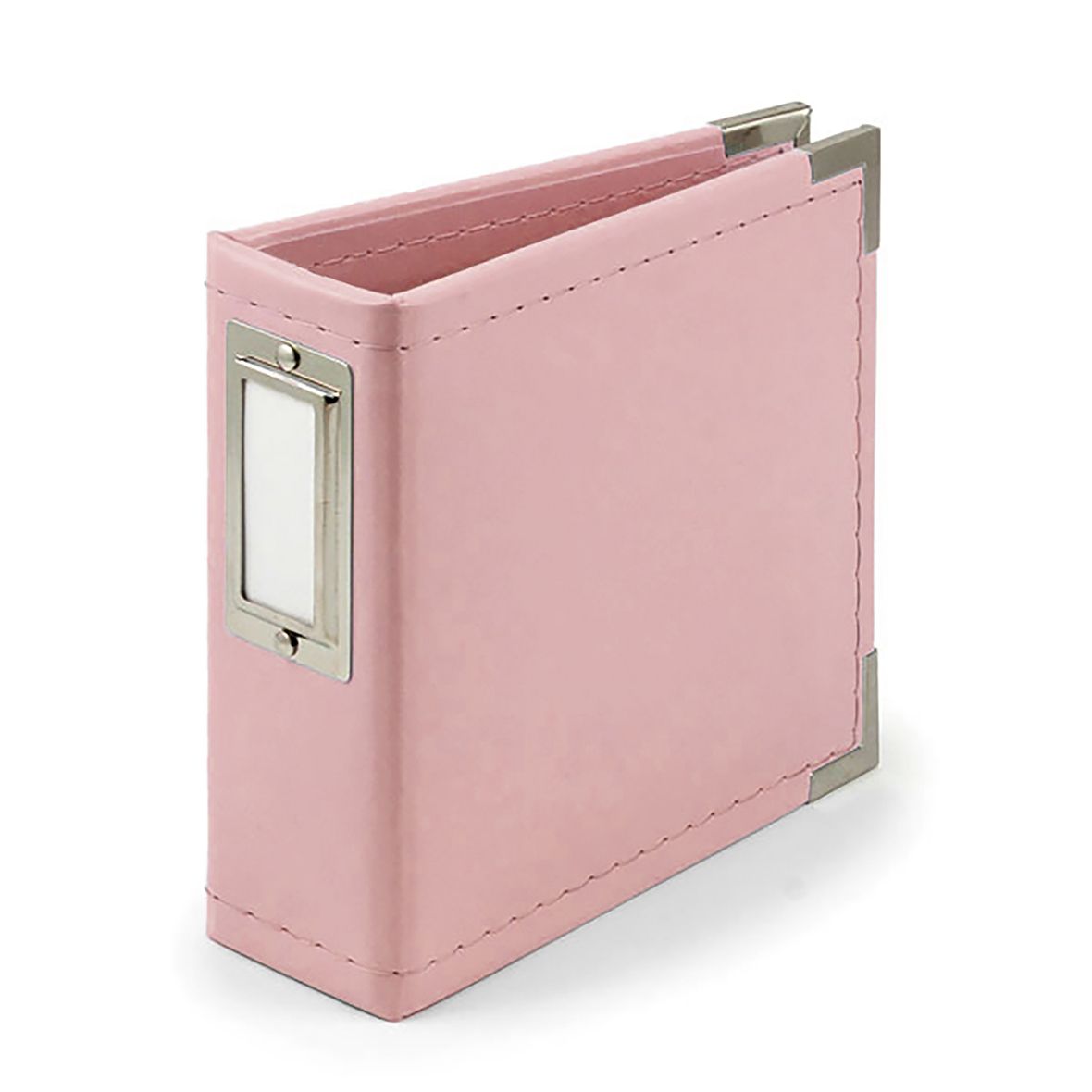 We R Classic Leather D-Ring Album 4*4&quot; - Light Pink