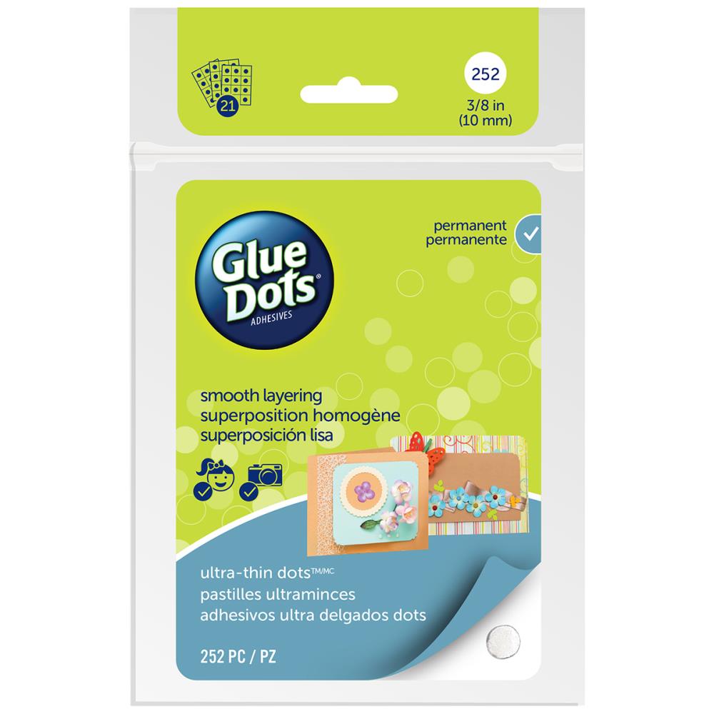 נקודות דבק - Glue Dots Clear Thin Dot Sheets