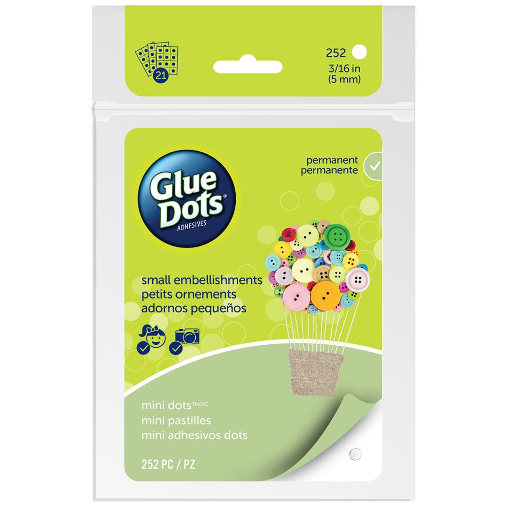נקודות דבק 0.5 ס&quot;מ - Glue Dots Clear Dot Sheets