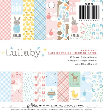 מארז קארדסטוק 6&quot; - Lullaby Collection - Paper Pad