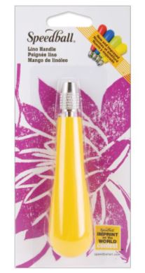 ידית לסכין גילוף חותמות - Speedball Lino Handle Yellow