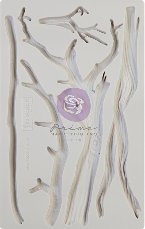 תבנית סיליקון - Prima - Sharon Ziv Silicone Mould-TREE BRANCHES