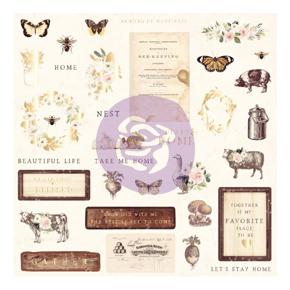 חיתוכי קארדסטוק - Spring Farmhouse