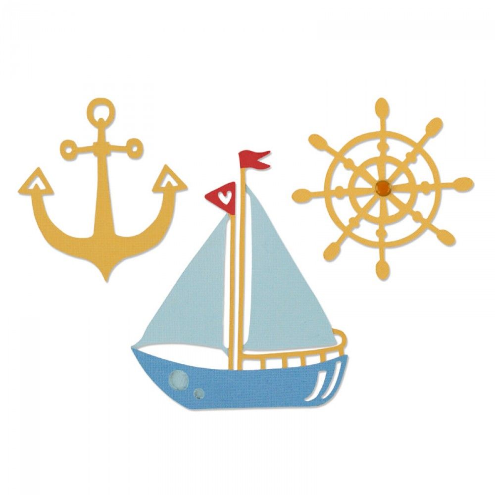 סט תבניות חיתוך - Thinlits Die Set - Shipmates