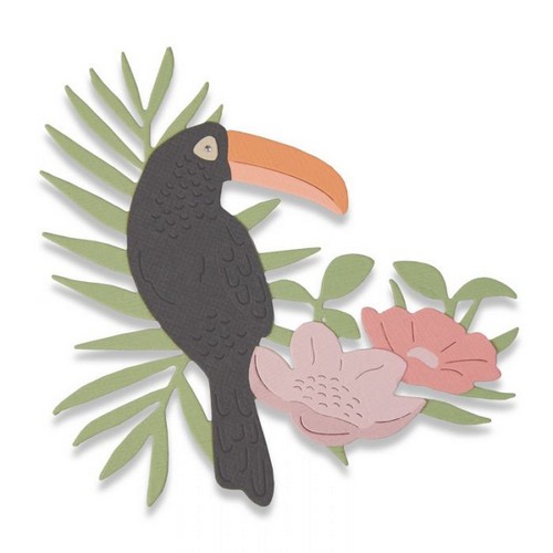 תבנית חיתוך - Thinlits Die - Tropical Bird