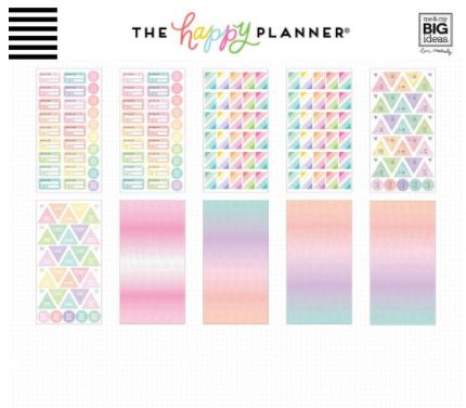 ספר מדבקות Happy Planner Sticker - Pastels
