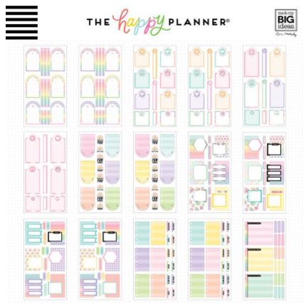 ספר מדבקות Happy Planner Sticker - Pastels