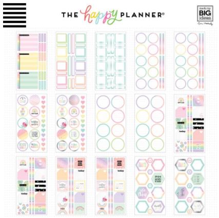 ספר מדבקות Happy Planner Sticker - Pastels