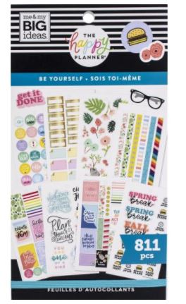 ספר מדבקות - Happy Planner Sticker Value Pack - Be Yourself