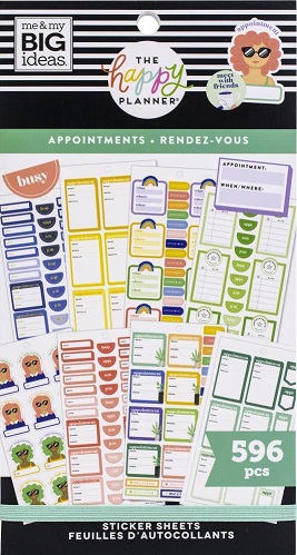 ספר מדבקות - Happy Planner Sticker Value Pack - Appointments
