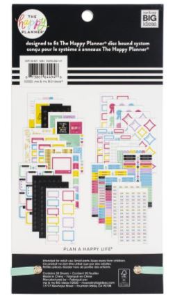 ספר מדבקות - Happy Planner Sticker Value Pack -  Rock This