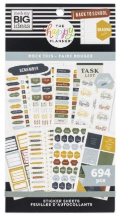 ספר מדבקות - Happy Planner Sticker Value Pack -  Rock This
