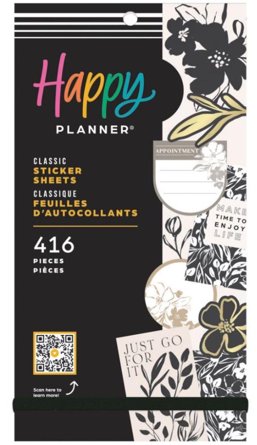 ספר מדבקות - Happy Planner Sticker Value Pack - Sketchy Florals